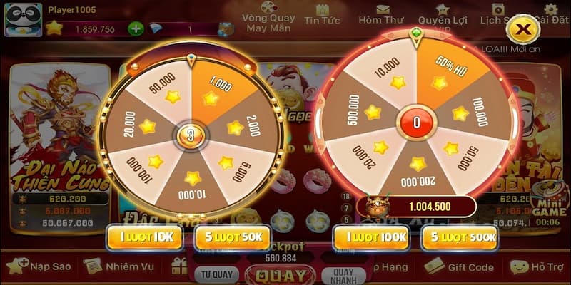Các tính năng hỗ trợ người chơi trong nổ hũ net88